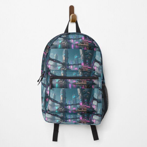 Item preview, Paisaje urbano cyberpunk – Diseño futurista con neón designed and sold by DigitalStore-.