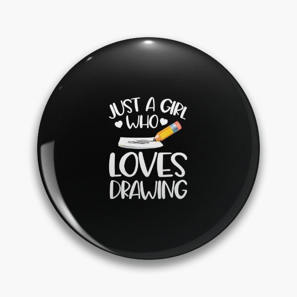 Item preview, Just A Girl Who Loves Drawing designed and sold by AileighKyser.