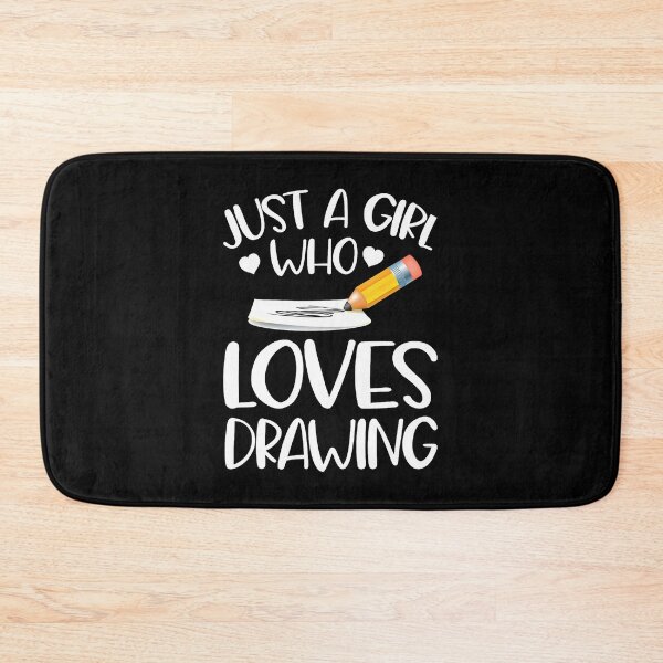 Item preview, Just A Girl Who Loves Drawing designed and sold by AileighKyser.
