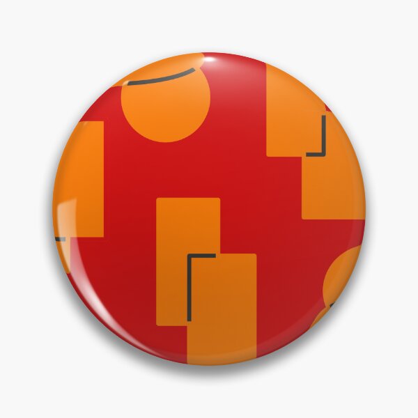 Item preview, Abstract, shapes, ovals and rectangles, Red EZonThei designed and sold by EZonThei.