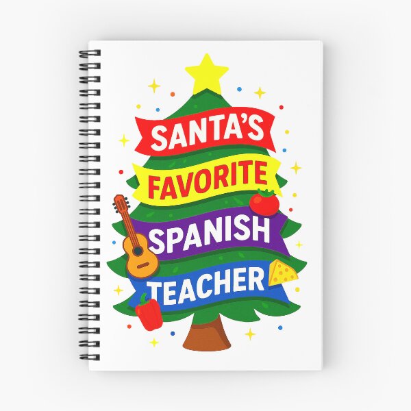 Item preview, Santa’s Favorite ⭐ Spanish Teacher ⭐ – Holiday Classroom Edition designed and sold by WheelieGdArt.