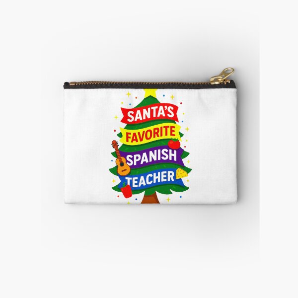 Item preview, Santa’s Favorite ⭐ Spanish Teacher ⭐ – Holiday Classroom Edition designed and sold by WheelieGdArt.