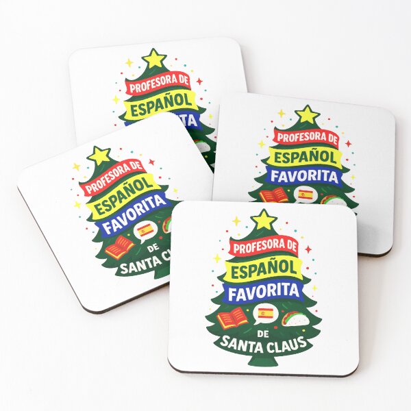 Item preview, Santa’s Favorite ⭐ Spanish Teacher ⭐ – Holiday Classroom Edition - Profesora de español favorita de santa claus designed and sold by WheelieGdArt.