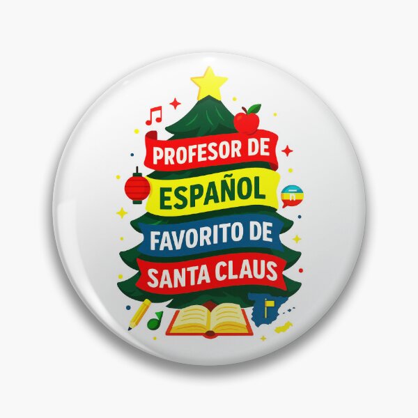Item preview, Santa’s Favorite ⭐ Spanish Teacher ⭐ – Holiday Classroom Edition - Profesor de español favorito de santa claus designed and sold by WheelieGdArt.