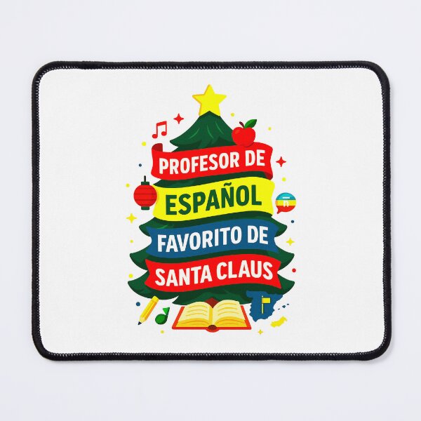 Item preview, Santa’s Favorite ⭐ Spanish Teacher ⭐ – Holiday Classroom Edition - Profesor de español favorito de santa claus designed and sold by WheelieGdArt.
