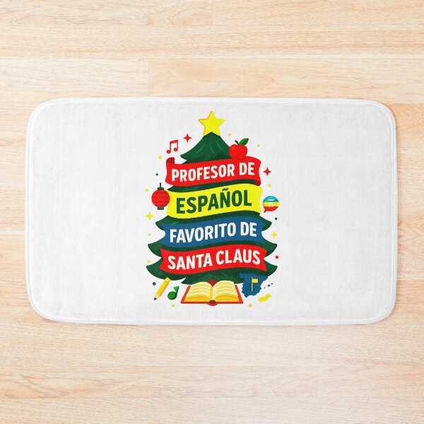 Item preview, Santa’s Favorite ⭐ Spanish Teacher ⭐ – Holiday Classroom Edition - Profesor de español favorito de santa claus designed and sold by WheelieGdArt.