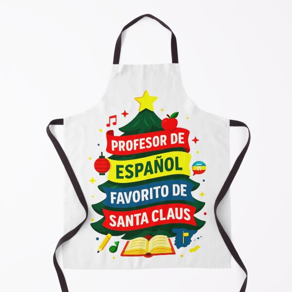 Item preview, Santa’s Favorite ⭐ Spanish Teacher ⭐ – Holiday Classroom Edition - Profesor de español favorito de santa claus designed and sold by WheelieGdArt.