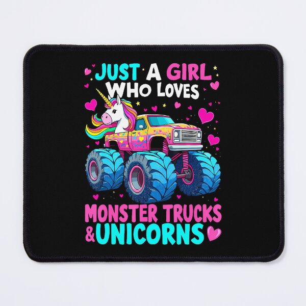 Item preview, Monster Truck Just A Girl Who Loves Monster Trucks Unicorns designed and sold by AileighKyser.