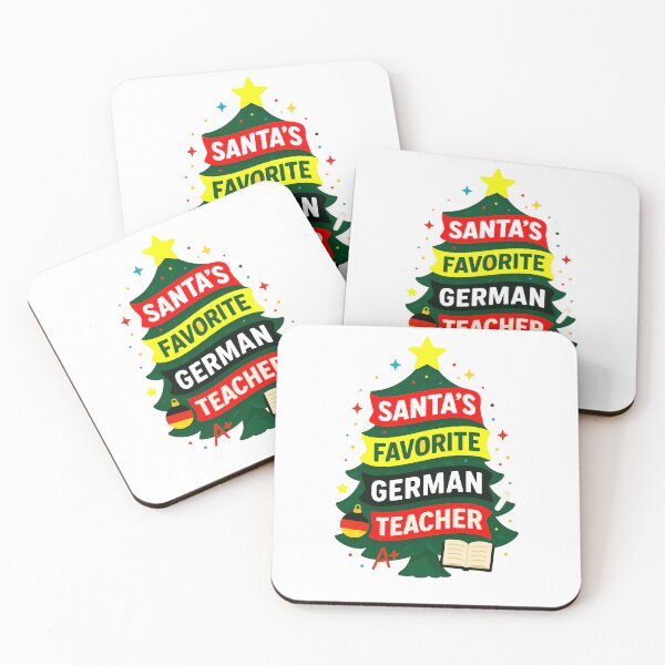 Item preview, Santa’s Favorite ⭐ German Teacher ⭐ – Holiday Classroom Edition designed and sold by WheelieGdArt.