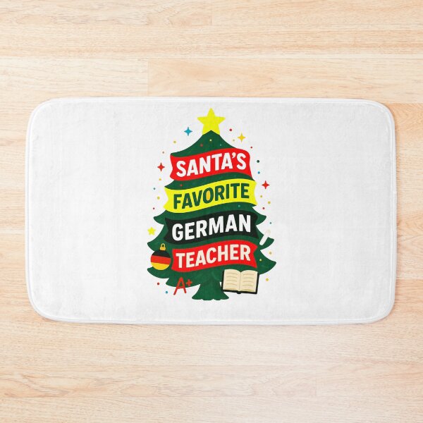Item preview, Santa’s Favorite ⭐ German Teacher ⭐ – Holiday Classroom Edition designed and sold by WheelieGdArt.