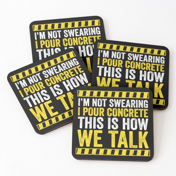 Item preview, I'm Not Swearing I Pour Concrete This Is How We Talk - Funny Construction Concrete Worker Humor designed and sold by novelliamaera.