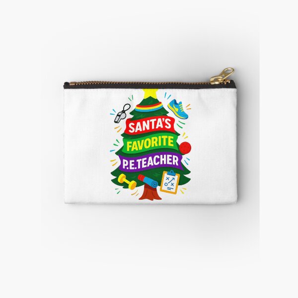 Item preview, Santa’s Favorite ⭐P.E. Teacher ⭐– Holiday Energy Edition designed and sold by WheelieGdArt.