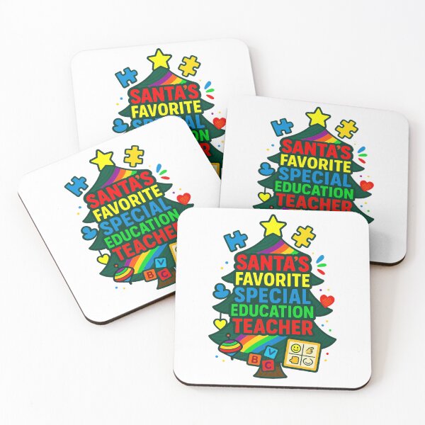 Item preview, Santa’s Favorite ⭐ Special Education Teacher ⭐ – Holiday Classroom Edition designed and sold by WheelieGdArt.