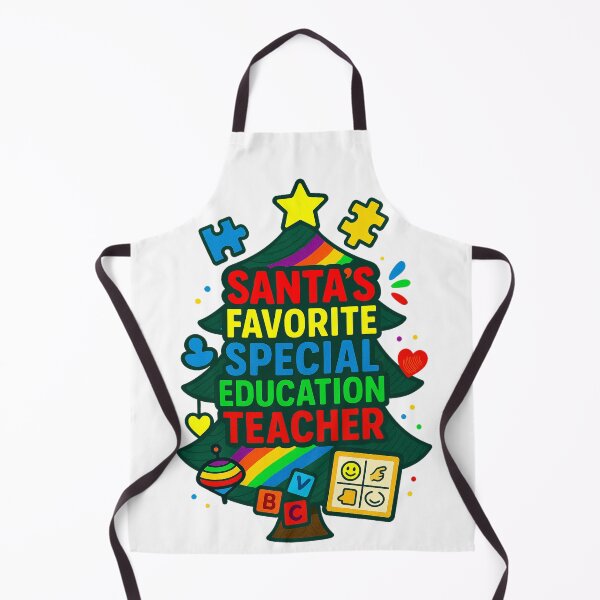 Item preview, Santa’s Favorite ⭐ Special Education Teacher ⭐ – Holiday Classroom Edition designed and sold by WheelieGdArt.