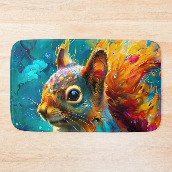 Item preview, Colorful squirrel in an abstract style designed and sold by Mianku | Für das Leben.