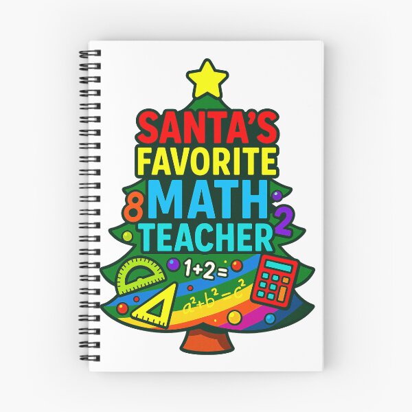 Item preview, Santa’s Favorite ⭐ Math Teacher ⭐ – Holiday Equation Edition designed and sold by WheelieGdArt.