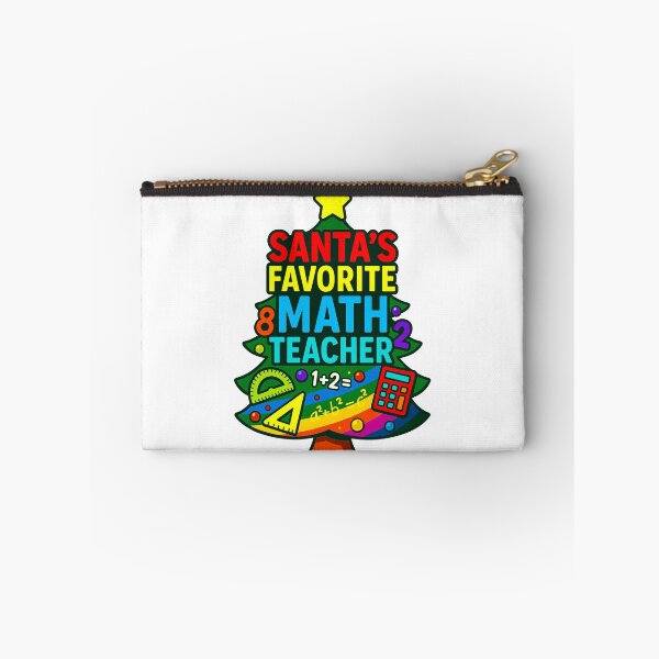 Item preview, Santa’s Favorite ⭐ Math Teacher ⭐ – Holiday Equation Edition designed and sold by WheelieGdArt.