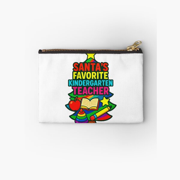 Item preview, Santa’s Favorite ⭐ Kindergarten Teacher ⭐ – Little Learners Edition designed and sold by WheelieGdArt.