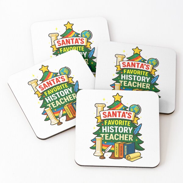 Item preview, Santa’s Favorite ⭐ History Teacher ⭐ – Timelines & Tales Edition designed and sold by WheelieGdArt.