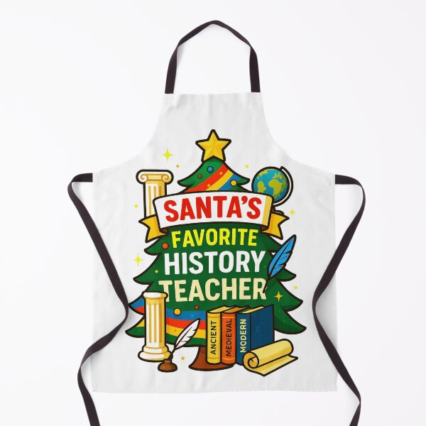 Item preview, Santa’s Favorite ⭐ History Teacher ⭐ – Timelines & Tales Edition designed and sold by WheelieGdArt.