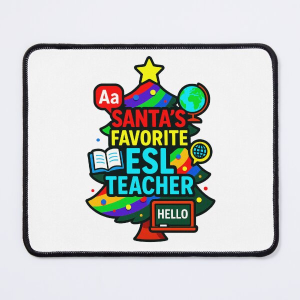 Item preview, Santa’s Favorite ⭐ ESL Teacher ⭐ – Global Language Edition designed and sold by WheelieGdArt.