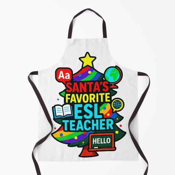 Item preview, Santa’s Favorite ⭐ ESL Teacher ⭐ – Global Language Edition designed and sold by WheelieGdArt.