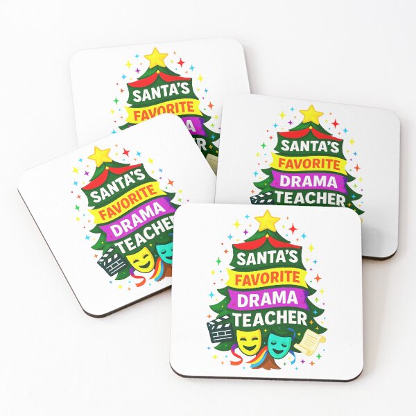 Item preview, ✨Santa’s Favorite ⭐ Drama Teacher ⭐ – Spotlight Magic Edition designed and sold by WheelieGdArt.