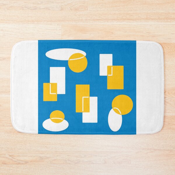 Item preview, Abstract, shapes, ovals and rectangles, Powder Blue EZonThei designed and sold by EZonThei.