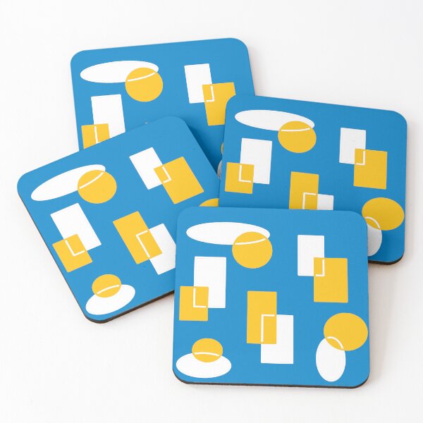 Item preview, Abstract, shapes, ovals and rectangles, Powder Blue EZonThei designed and sold by EZonThei.