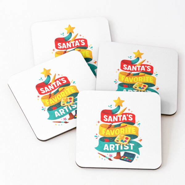 Item preview, Santa’s Favorite ⭐ Artist ⭐ – Watercolor Paint Edition designed and sold by WheelieGdArt.