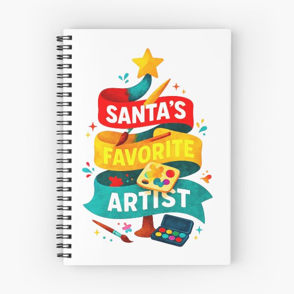 Item preview, Santa’s Favorite ⭐ Artist ⭐ – Watercolor Paint Edition designed and sold by WheelieGdArt.