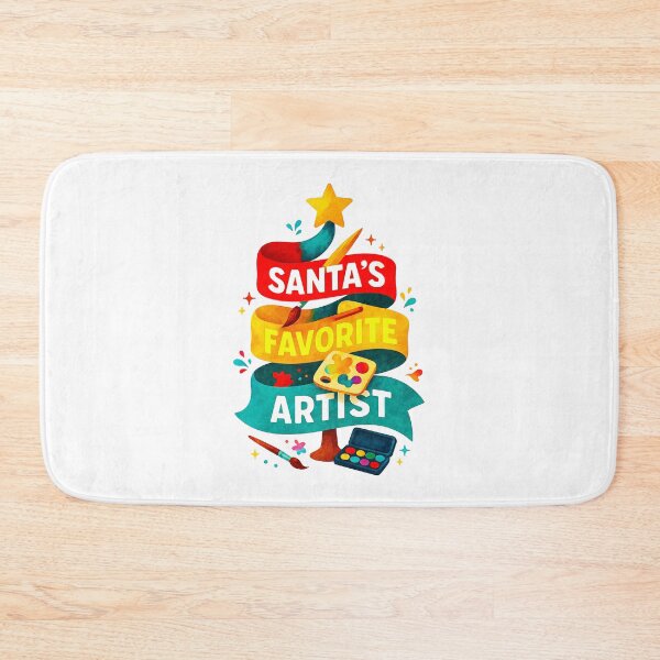 Item preview, Santa’s Favorite ⭐ Artist ⭐ – Watercolor Paint Edition designed and sold by WheelieGdArt.