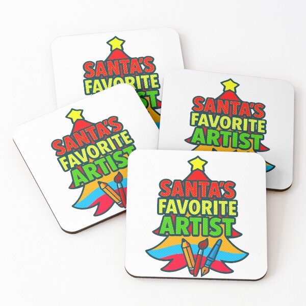 Item preview, Santa’s Favorite ⭐ Artist ⭐ – Comic Pop Edition designed and sold by WheelieGdArt.