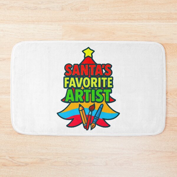 Item preview, Santa’s Favorite ⭐ Artist ⭐ – Comic Pop Edition designed and sold by WheelieGdArt.