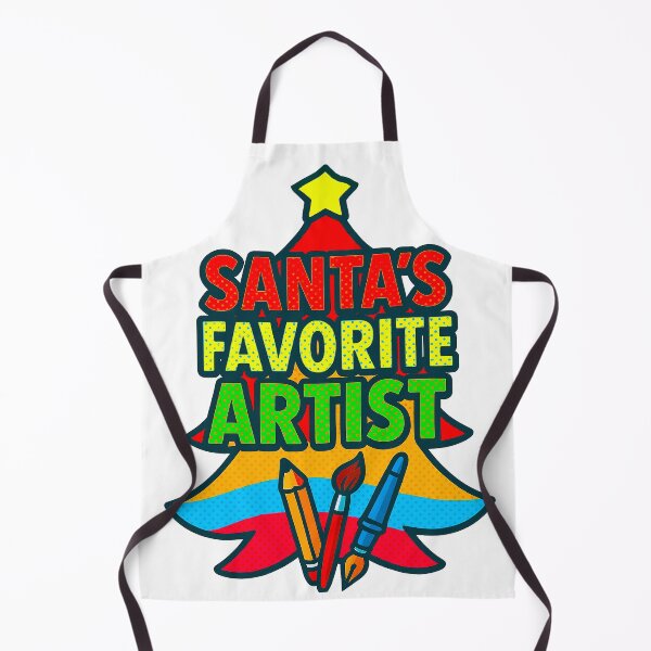 Item preview, Santa’s Favorite ⭐ Artist ⭐ – Comic Pop Edition designed and sold by WheelieGdArt.