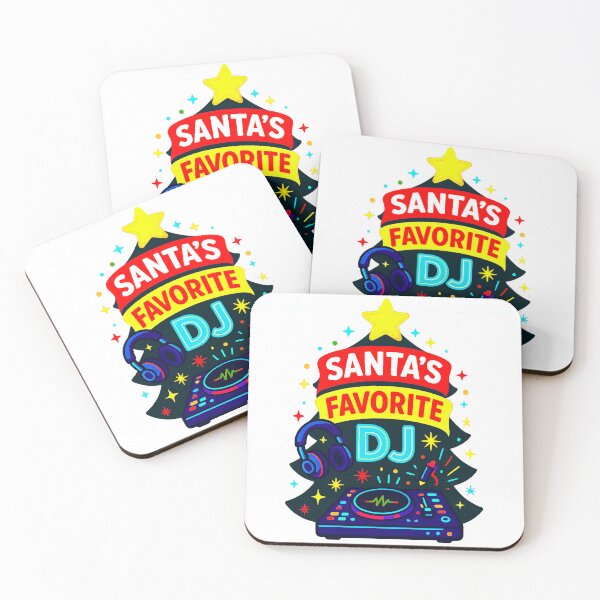 Item preview, Santa’s Favorite ⭐ DJ ⭐ – EDM Holiday Edition designed and sold by WheelieGdArt.