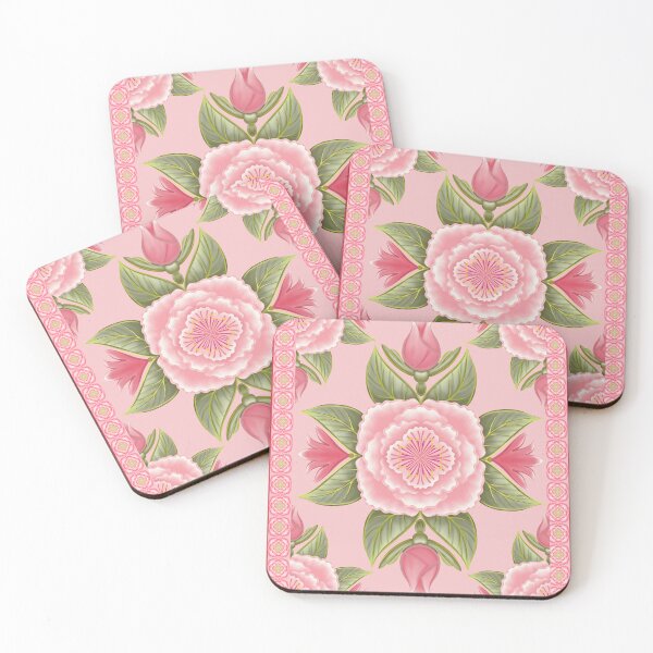Item preview, Elegant Pink Floral Frame Design designed and sold by Dintheo.