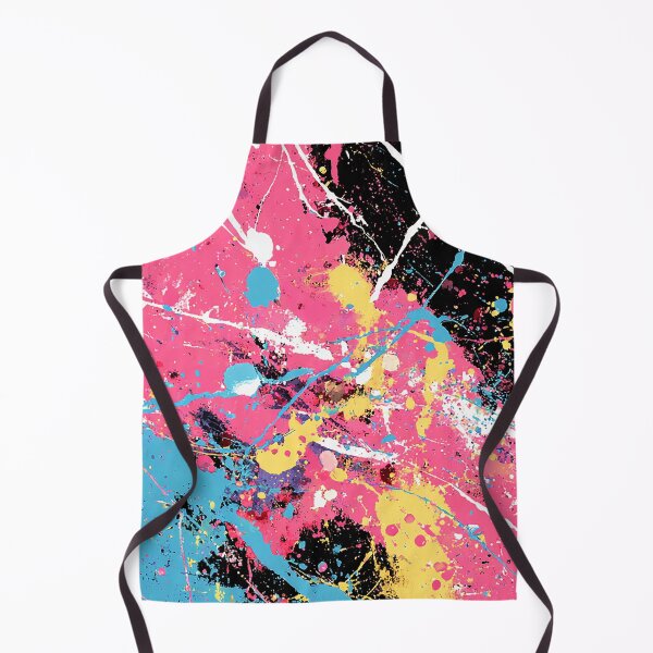 Item preview, Pink, Black, And Aqua Abstract Splatter Art Painting  designed and sold by DEC02.