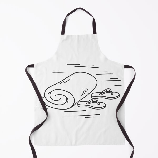 Item preview, A towel resting near a pool edge beside flip flops designed and sold by rasagamastore.