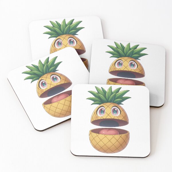 Item preview, Colorful Emotive Pineapple designed and sold by Two-faced Trinkets Co..