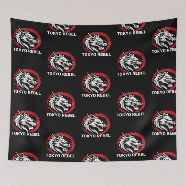 Item preview, Tokyo Rebel Japanese Dragon Streetwear Graphic designed and sold by IvoryArtDesign.