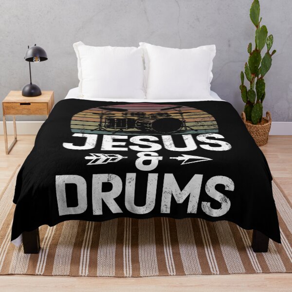 Item preview, Christian Drummer Jesus Drums Drumsticks Faith Worship designed and sold by AdrianaDoria.
