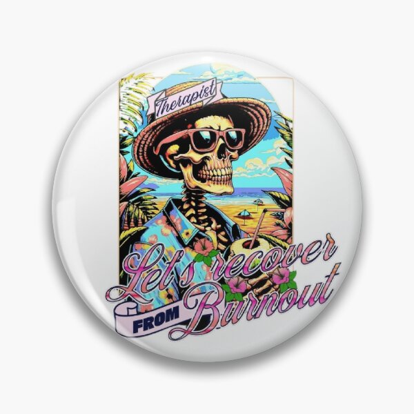 Item preview, Therapist Let's Recover from Burnout On the Beach designed and sold by DivineHaven.
