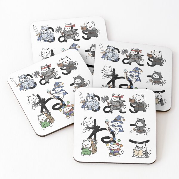 Item preview, Cute RPG Kitty Party - Fantasy Cat Characters in Japanese Style designed and sold by nori0711.