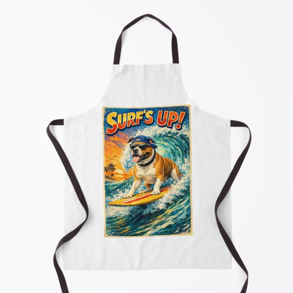 Item preview, Bull Dog - Surfs up designed and sold by Taz-Clothing.