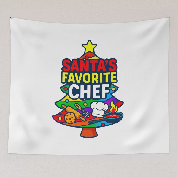 Item preview, Santa’s Favorite ⭐ Chef ⭐ Culinary Fusion Style – STIR IT UP WITH PRIDE designed and sold by WheelieGdArt.