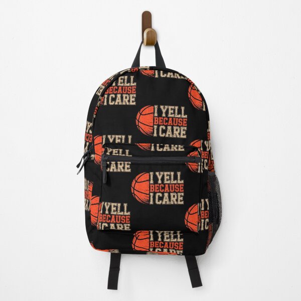 Item preview, Yell Because I Care Basketball Player Dad Basketball Fans designed and sold by SarahLorri.