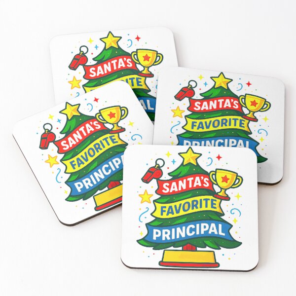 Item preview, Santa’s Favorite ⭐ Principal ⭐ Award-Winning Style – HALL PASS TO HOLIDAY FIERCE designed and sold by WheelieGdArt.