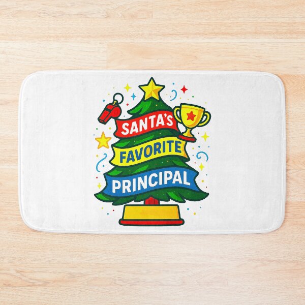 Item preview, Santa’s Favorite ⭐ Principal ⭐ Award-Winning Style – HALL PASS TO HOLIDAY FIERCE designed and sold by WheelieGdArt.