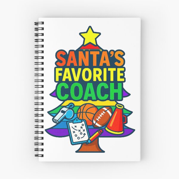 Item preview, Santa’s Favorite ⭐ Coach ⭐ Sports Strategy Style – WHISTLES, PLAYS & SLAY designed and sold by WheelieGdArt.